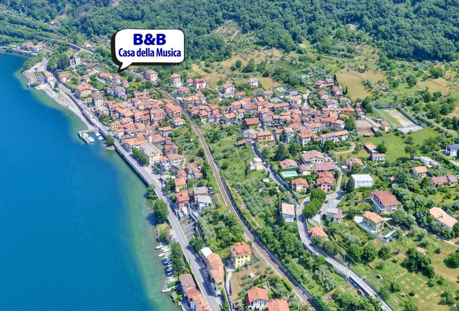 B&B-Foresteria Casa Della Musica Lake Como แมนเดลโล เดล ลาริโอ ภายนอก รูปภาพ